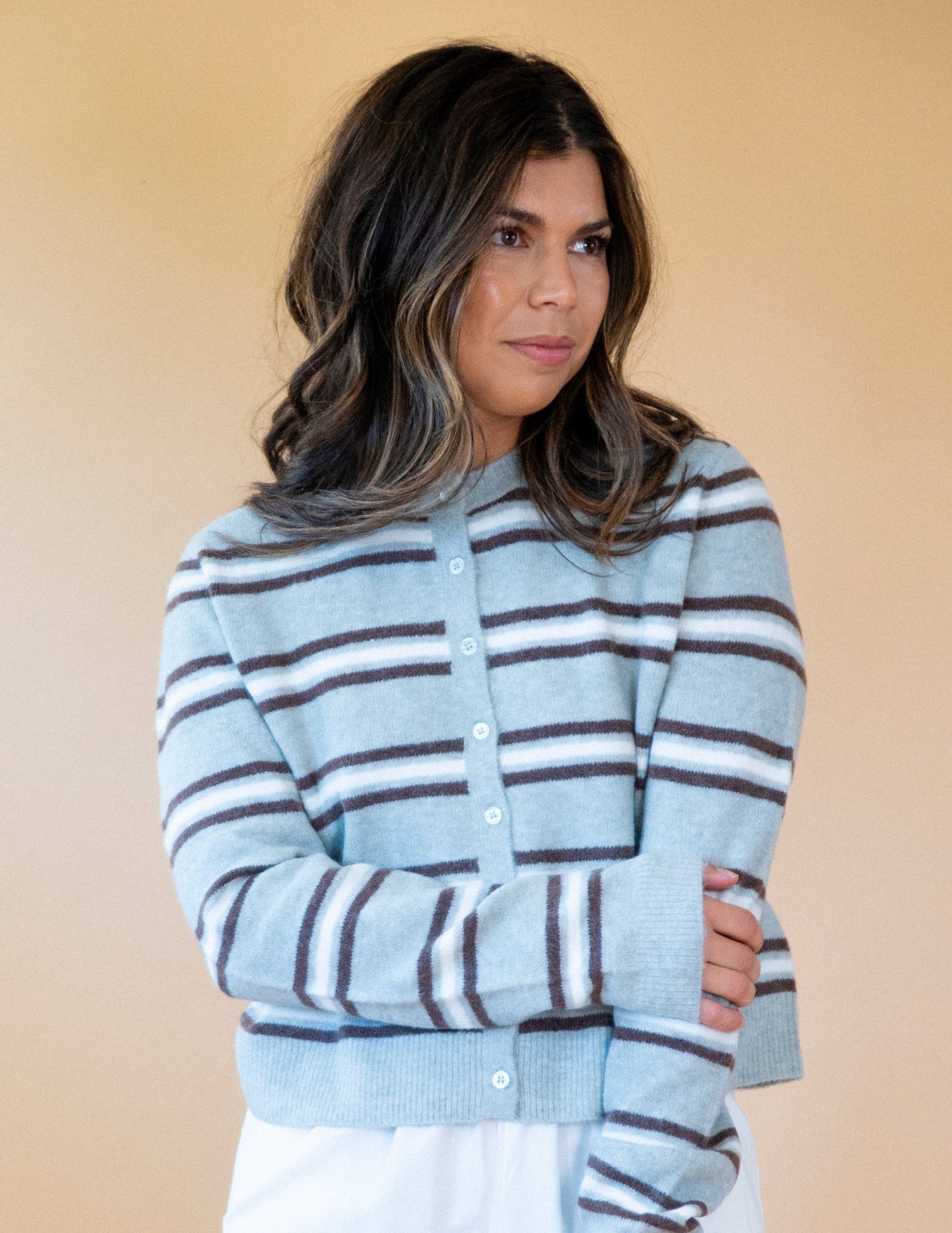 Medina Stripe Cardigan