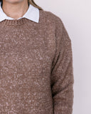 Alia Crewneck Sweater - Brick